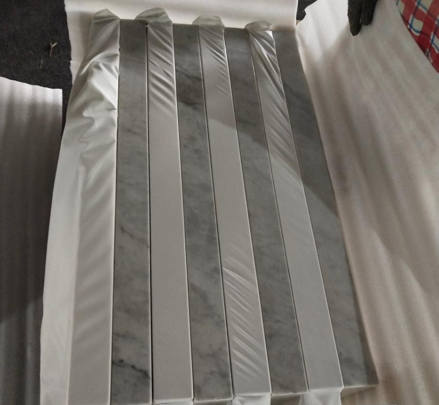 Carrara White marble wall tiles