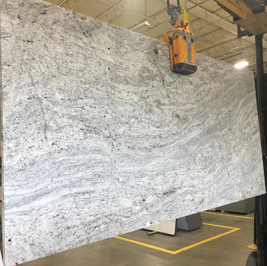 antique white granite gangsaw