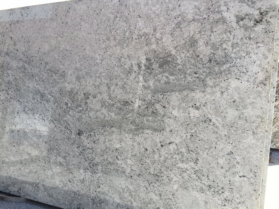 antique white granite slab
