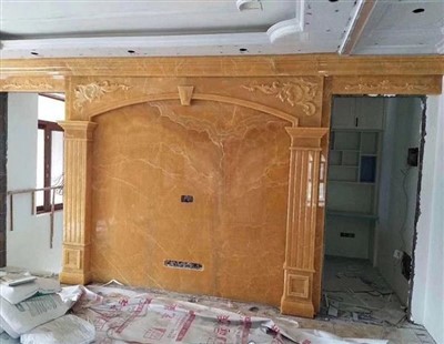 Lastre di onice arancione naturale