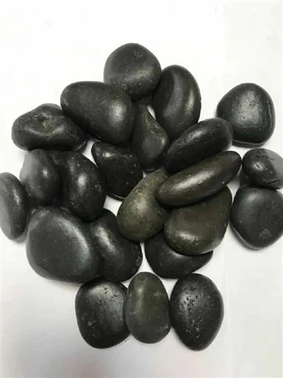 Natura Pietra Grigio Nero Bianco Giallo Lucido Ciottoli