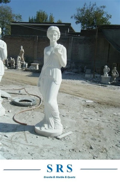 Statue di speleologia di eroi europei in marmo bianco che scolpiscono scultura