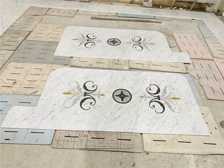 Marble Medallion Floor Tile