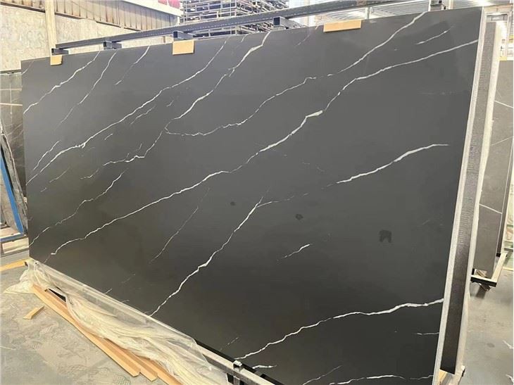 black marquina Sintered Stone slabs