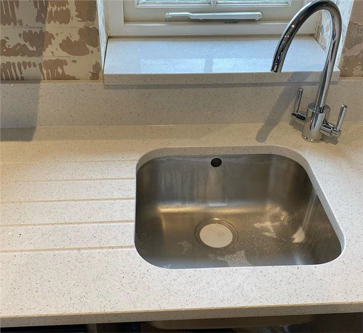 White Galaxy Quartz window sill