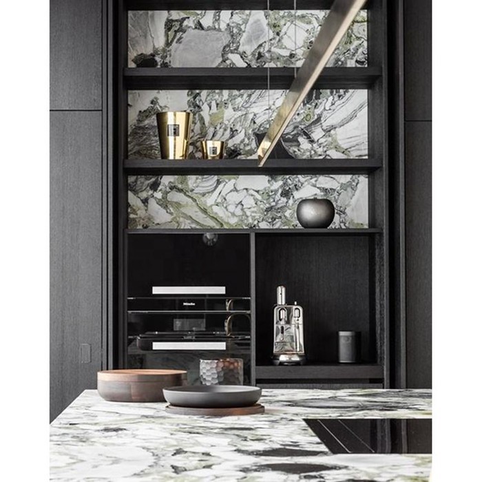 Polished Green Marble Jade Marble Wall design and Countertops
