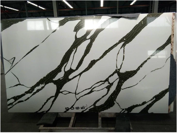Unique Bianco White Calacatta Quartzite Countertops Backsplash